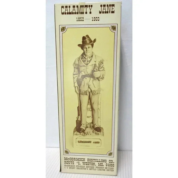 Calamity Jane Whiskey Decanter McCormick Distillery Gunfighter Series IN BOX - Picture 6 of 10